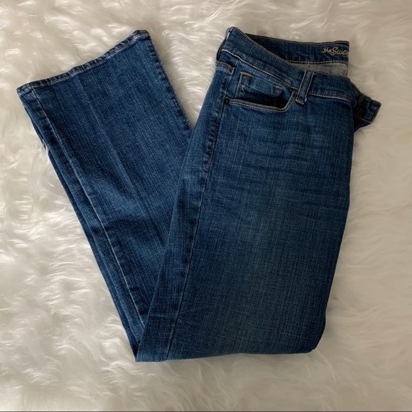 Old Navy Women Short Bootcut Denim Jeans - Picture 1 of 6